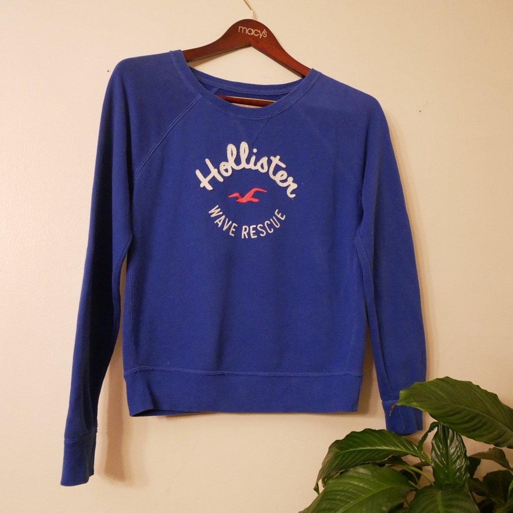 Hollister Blue Sweatshirt